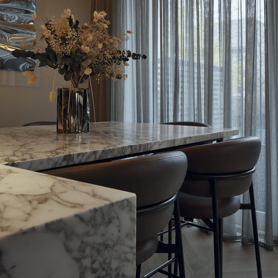 Brindle Måttbeställda gardiner i kök